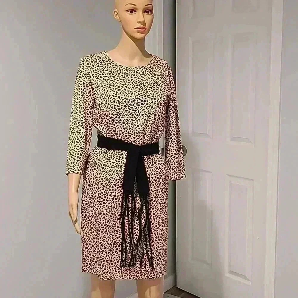 Donna Morgan leopard print vintage dress